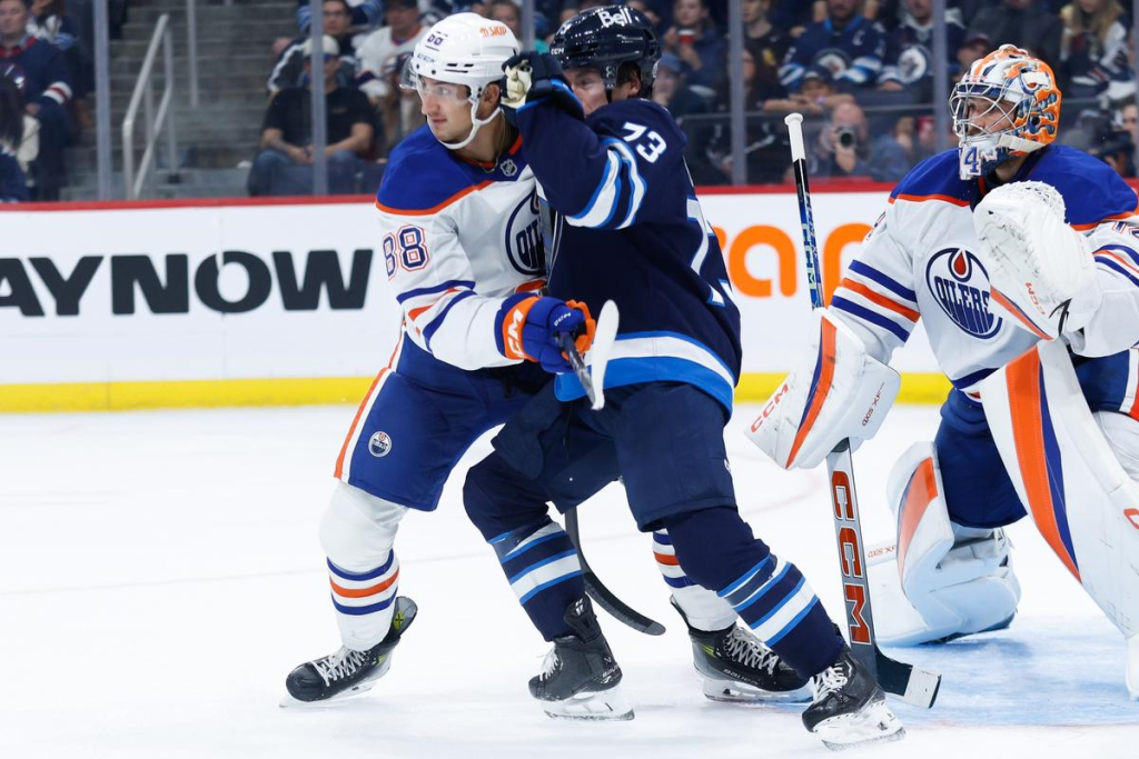 Jets-veteran lättar på Oilers B-lag, vinst med 6-1